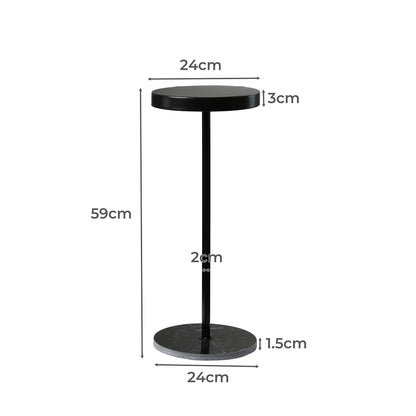 Versatile Side Table Round Tabletop Small Lightweight  Space-Saving
