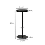 Versatile Side Table Round Tabletop Small Lightweight  Space-Saving