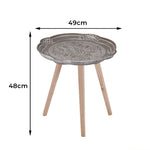 Side Table Coffee Bedside End Cement