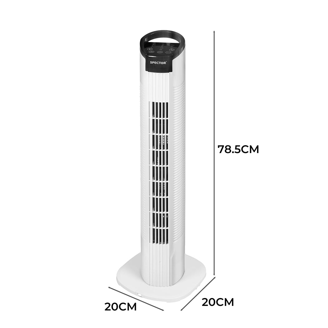 50W Tower Fan Bladeless Fan White