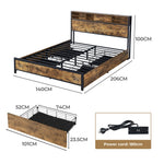 Versatile bed frame double  Durable Frame Classic Durable Compact