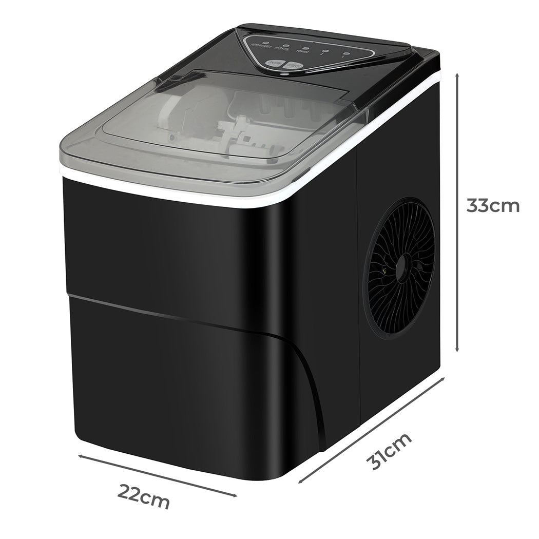 Portable Ice Maker Machine Compact 22x31x33cm