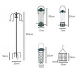 Bird Feeder Station 8 Hooks 224cm Outdoor | HomeAndLiving