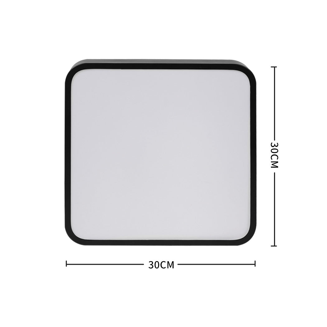 3-Colour Ultra-Thin 5CM LED Ceiling 36W Black