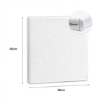 5x Artist Canvas Blank Stretched Canvases-Durable