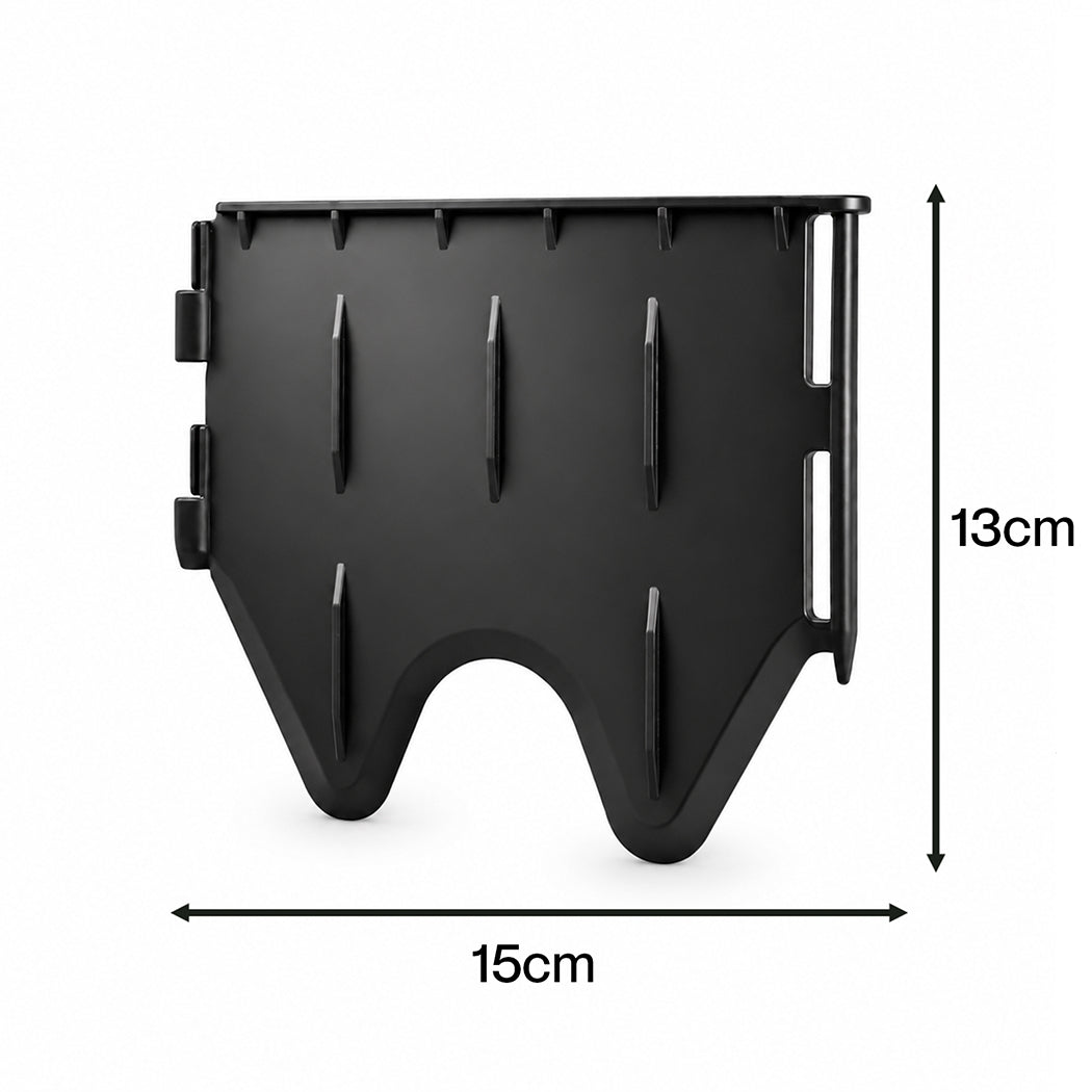 Lambu Garden Edging Lawn Edging Garden Fence 26.7m Modular Black PP PE