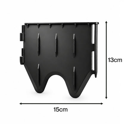 Lambu Garden Edging Lawn Edging Garden Fence 26.7m Modular Black PP PE