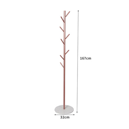 Coat Rack Hat Clothes Stand Hanger Rose Gold Rose Golden