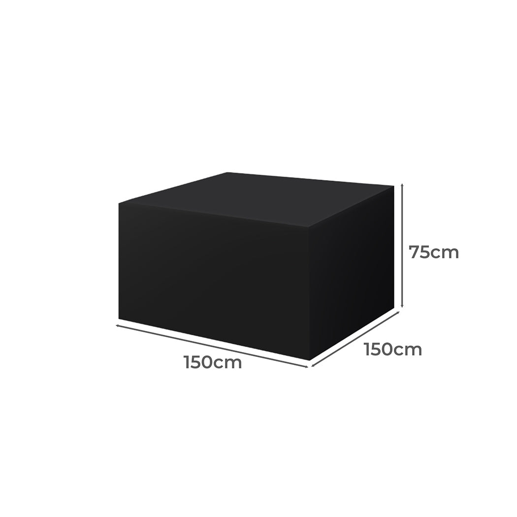 Luxury Outdoor Furniture Cover Garden Black Barrier  Sleek Modern