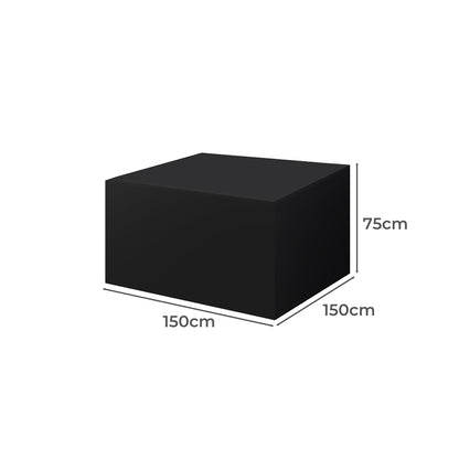 Luxury Outdoor Furniture Cover Garden Black Barrier  Sleek Modern