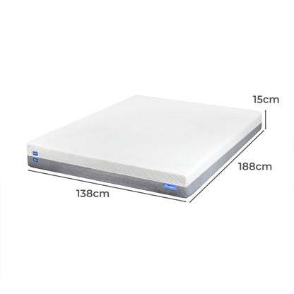 Luxury Double Mattress Gel Memory Foam  Soft Cushion Classic