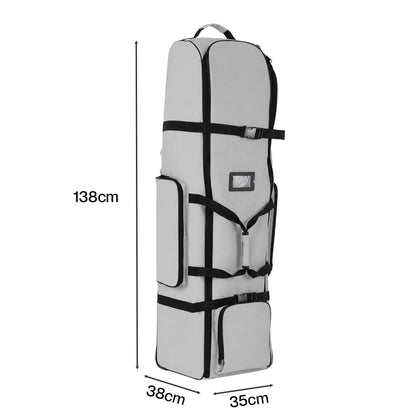 Golf Travel Bag Padded Wheels 38x35x138cm
