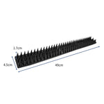 10x Anti Bird Spikes Human Cat Black