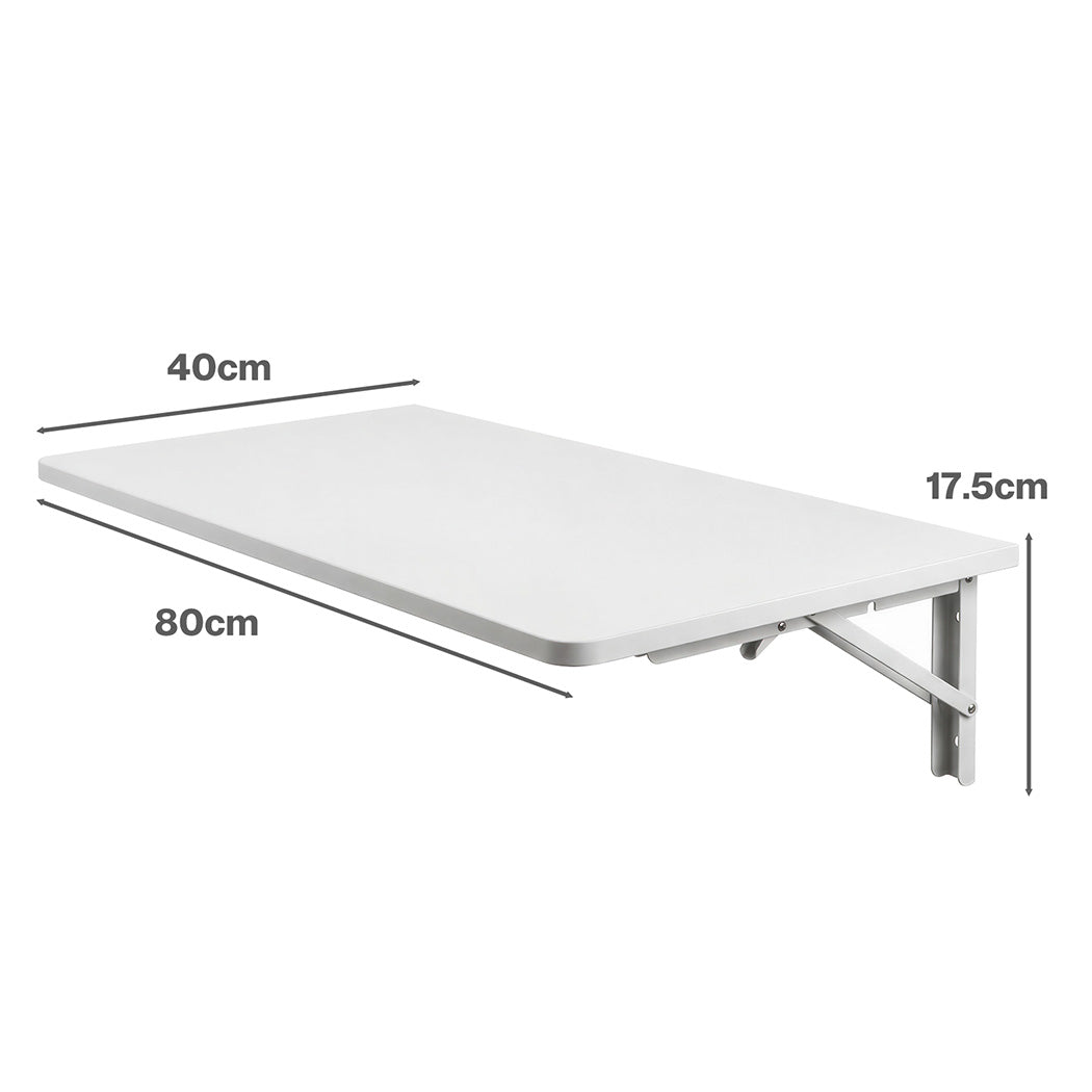 Wall Mounted Folding Table Floating Desk | HomeAndLiving - 4