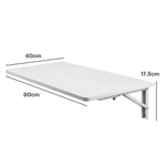 Wall Mounted Folding Table Floating Desk | HomeAndLiving