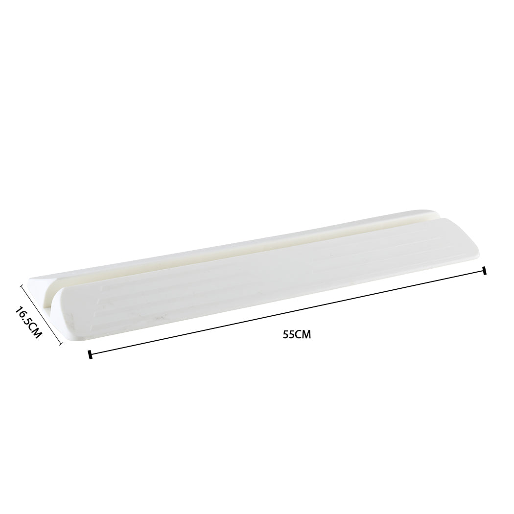 Baby Safety Gate Adjustable Pet White Ramp