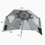 Beach Umbrella Outdoor Umbrellas Green 2.13M