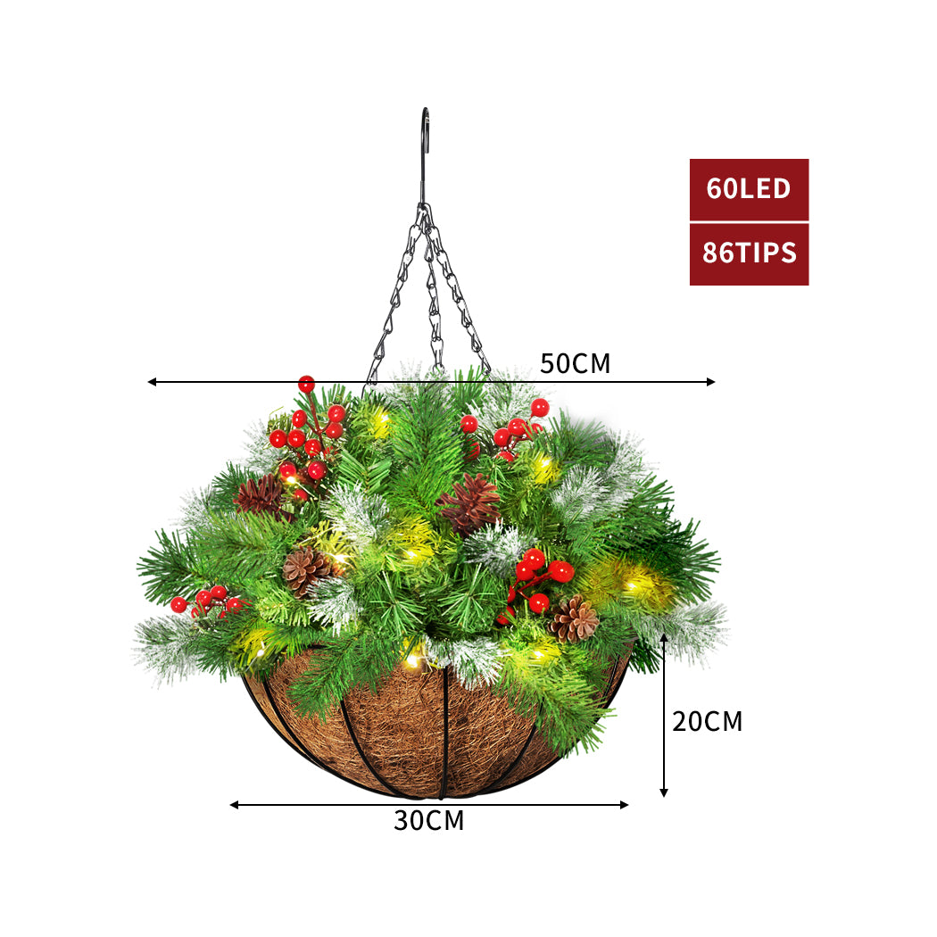 Christmas Hanging Basket Ornaments 30CM