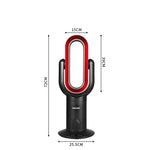 Bladeless Fan Cooler Heater Red