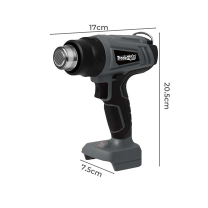 Cordless Heat Gun Kit 500°C 17x7.5x20.5cm
