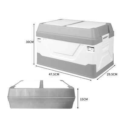 Car Boot Organiser 3-in-1 Collapsible Grey