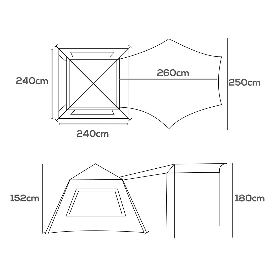 Instant Pop up Tent Automatic