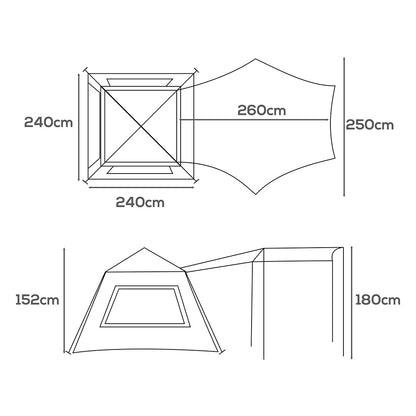 Instant Pop up Tent Automatic