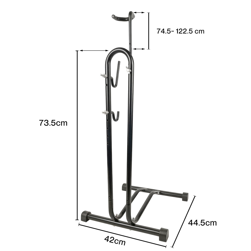 Bike Storage Stand 3-in-1 Floor Rack Indoor | HomeAndLiving - 4