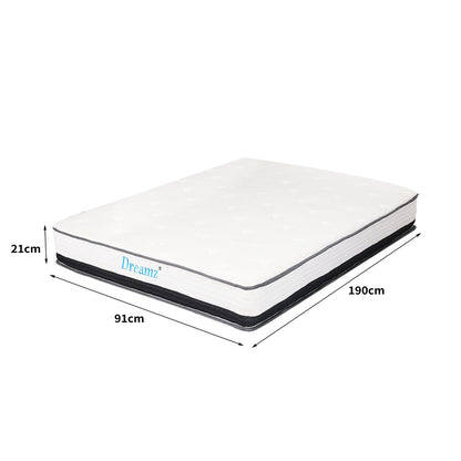 Pocket Spring Mattress HD Foam Single