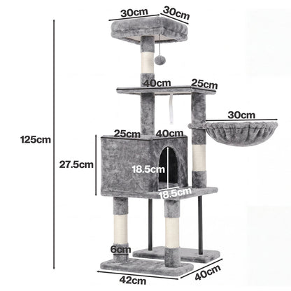 Cat Tree Tower Multi-Level 40x25cm