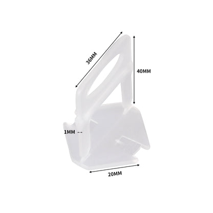 1000x 1MM Tile Leveling System Clips