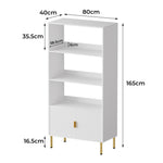 Premium Display Shelf 3 Tier Bookshelf  Multipurpose Use Classic