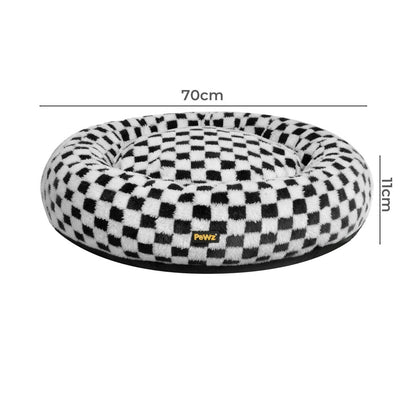 Plush Dog Bed Cosy 70x70x11cm