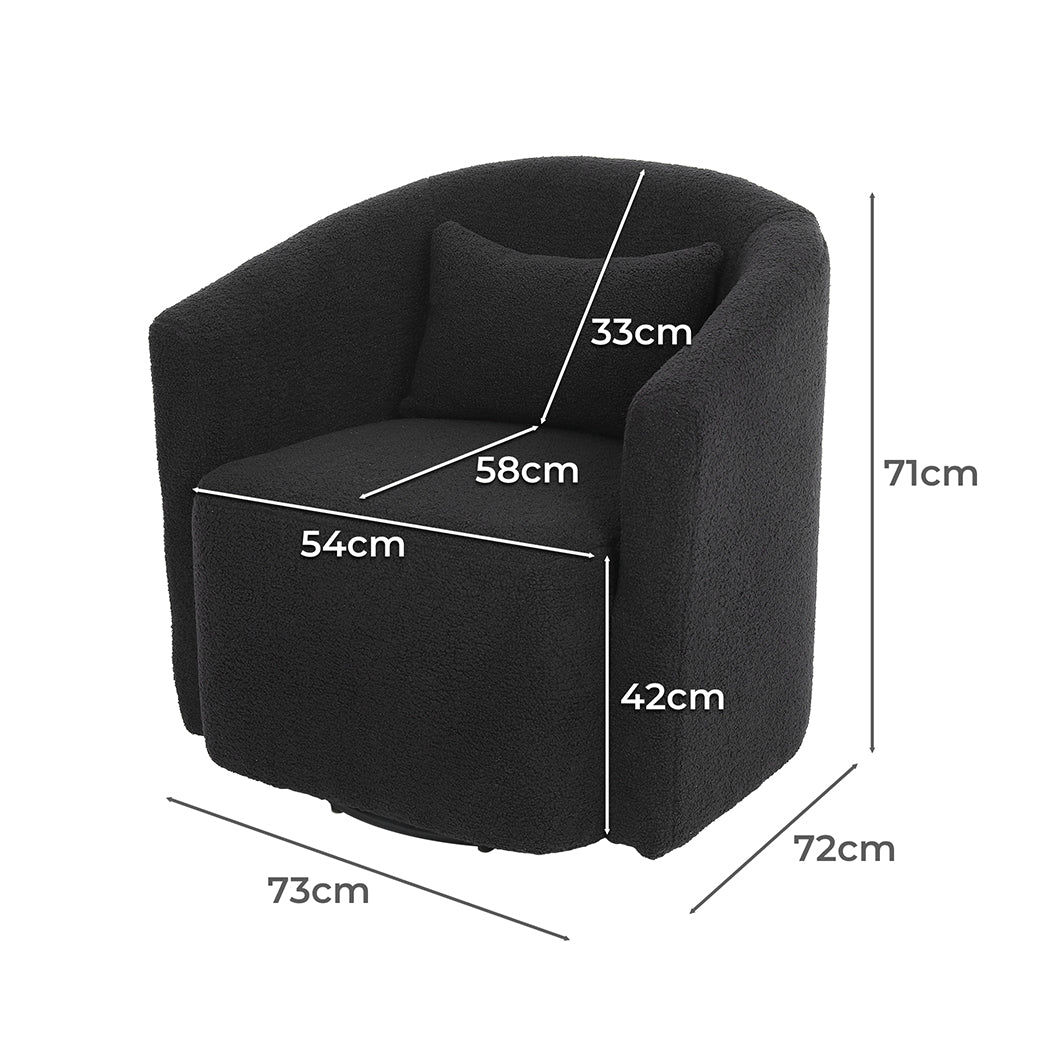 Versatile Fleece Rocking Chair  Easy Assembly Classic Durable