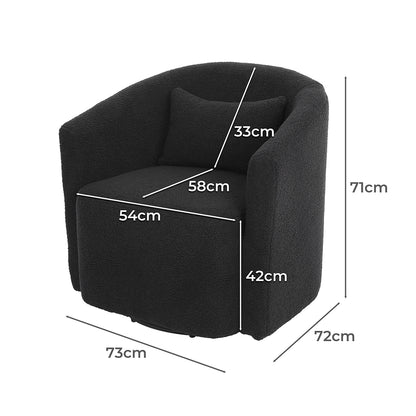 Versatile Fleece Rocking Chair  Easy Assembly Classic Durable