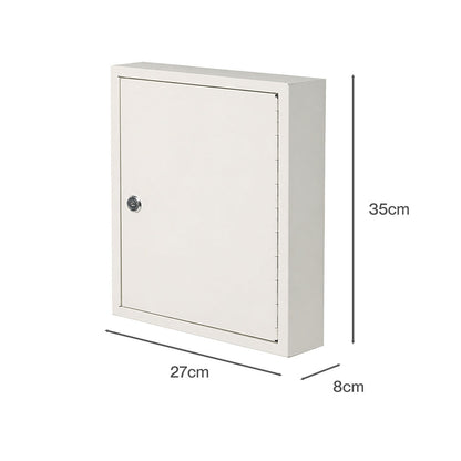 Key Safe Cabinet 42-Key Wall Mount 35x27x8cm