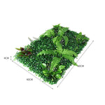 4 x Artificial Hedge Grass Plant Hedge