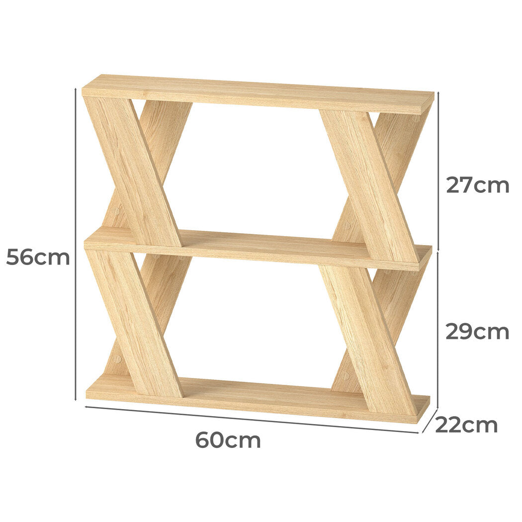 Slim Side Table Storage 60x22x56.5cm