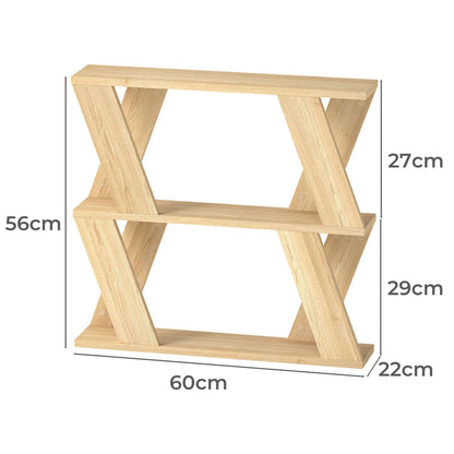 Slim Side Table Storage 60x22x56.5cm
