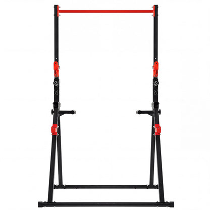 Centra Foldable Power Tower Pull Up Dip Station Adjustable Height Home Gym 220kg