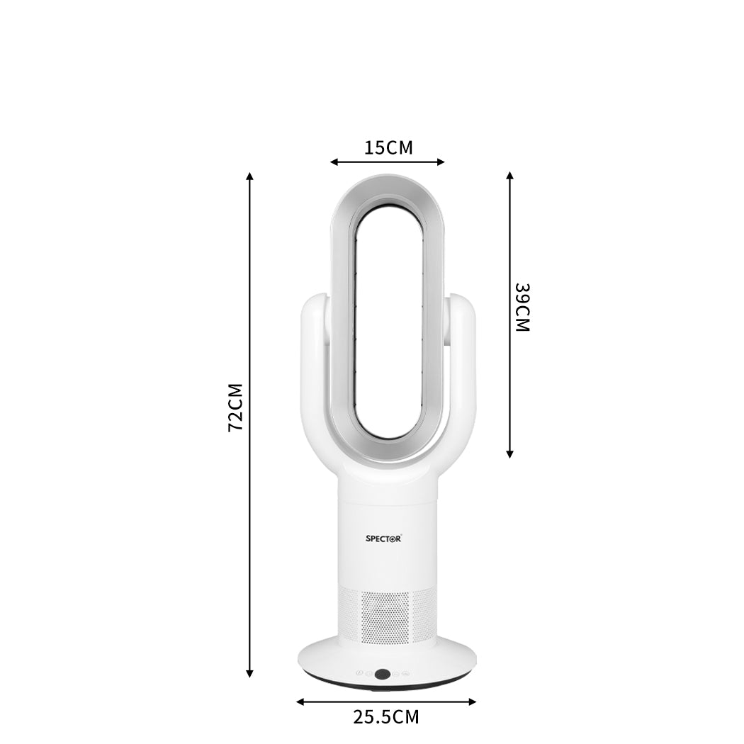 Bladeless Fan Portable Cooler 25.5x25.5x72cm