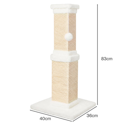 Cat Scratching Post Tall Sisal 40x36cm