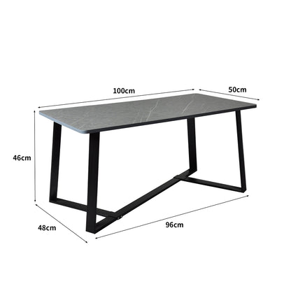 Coffee Table Side Table Teapoy Black