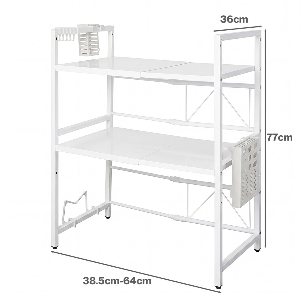 Microwave Shelf 3 Tier Adjustable Kitchen Rack | HomeAndLivi - 4