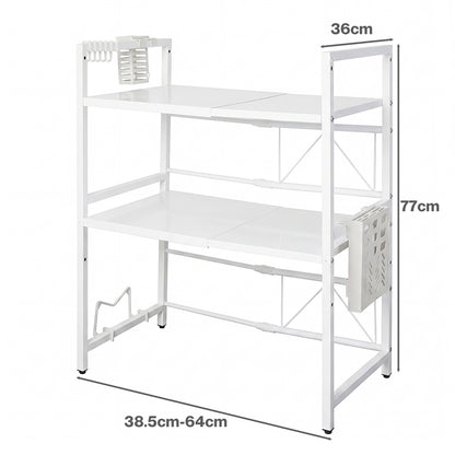 Microwave Shelf 3 Tier Adjustable Kitchen Rack | HomeAndLivi - 4