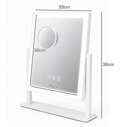 Vanity Mirror With Lights 10X Magnifier 36.7x30x6.2cm