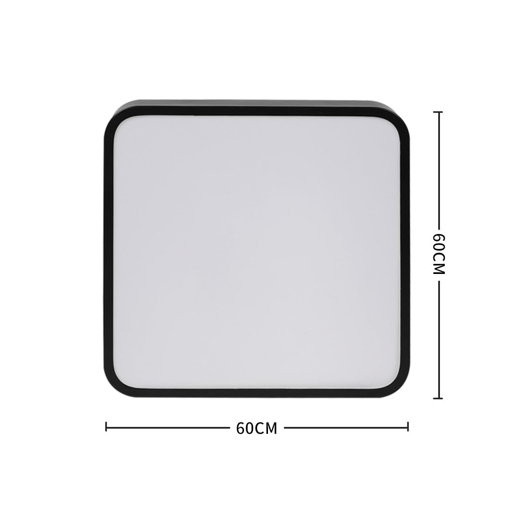 3-Colour Ultra-Thin 5CM LED Ceiling 120W Black