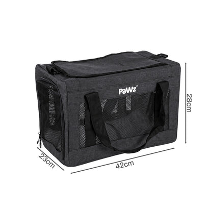Cat Carrier Airline Approved Black 42x23x28cm