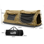 King Single Swag Camping Swags Khaki