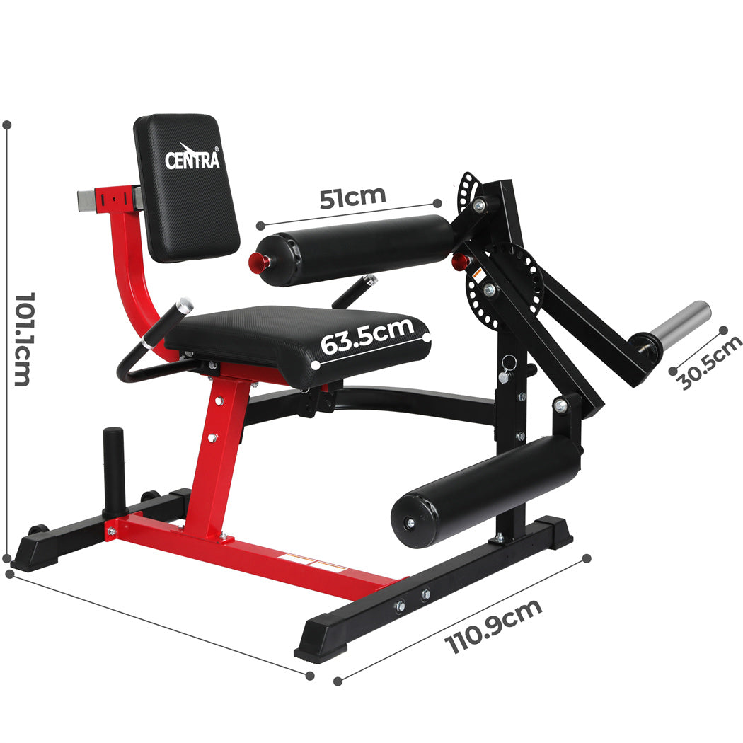 Leg Extension Machine Adjustable 111.2x110.9x101.1cm
